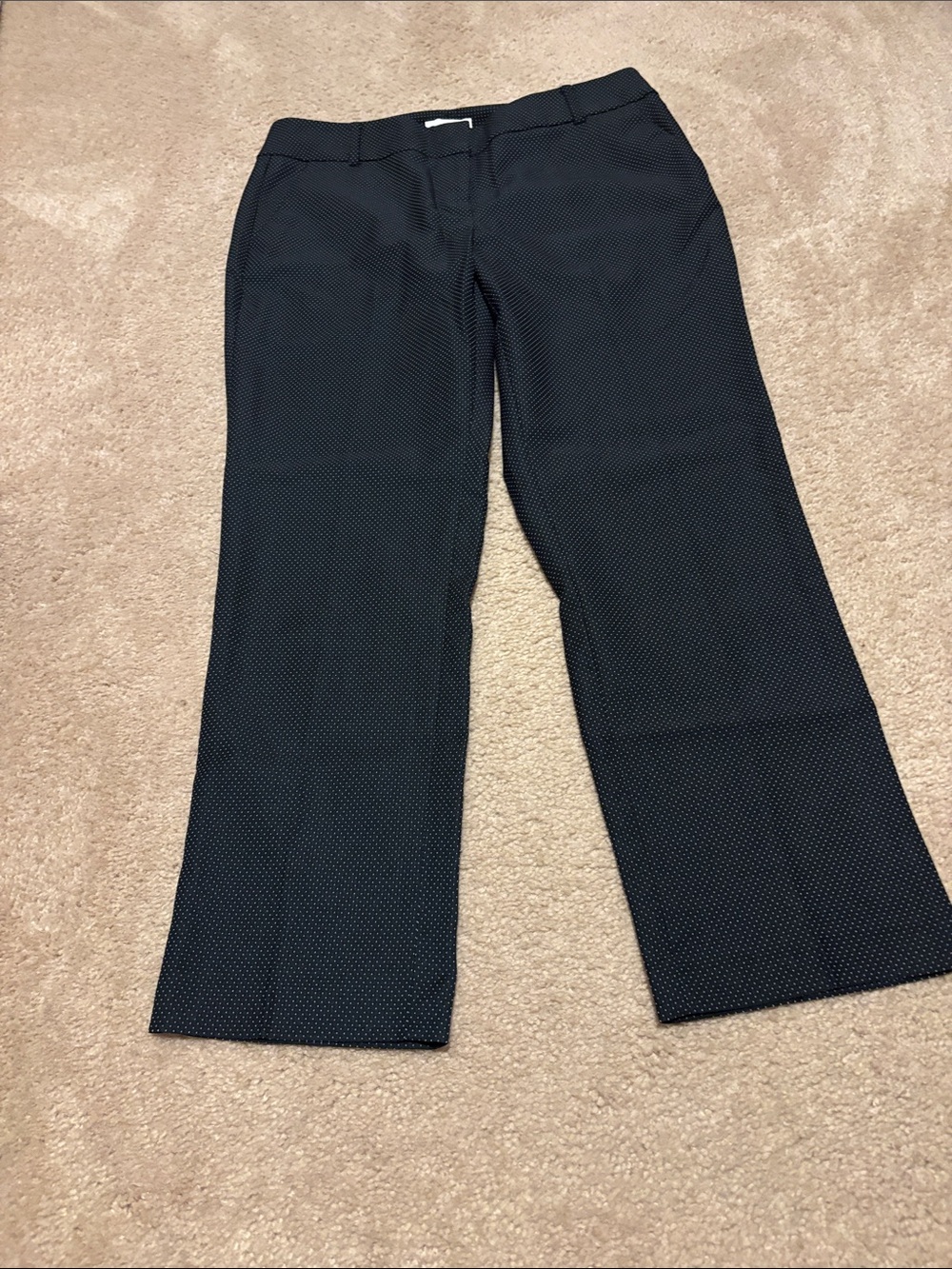 New York & Company Black Cropped Work Pants